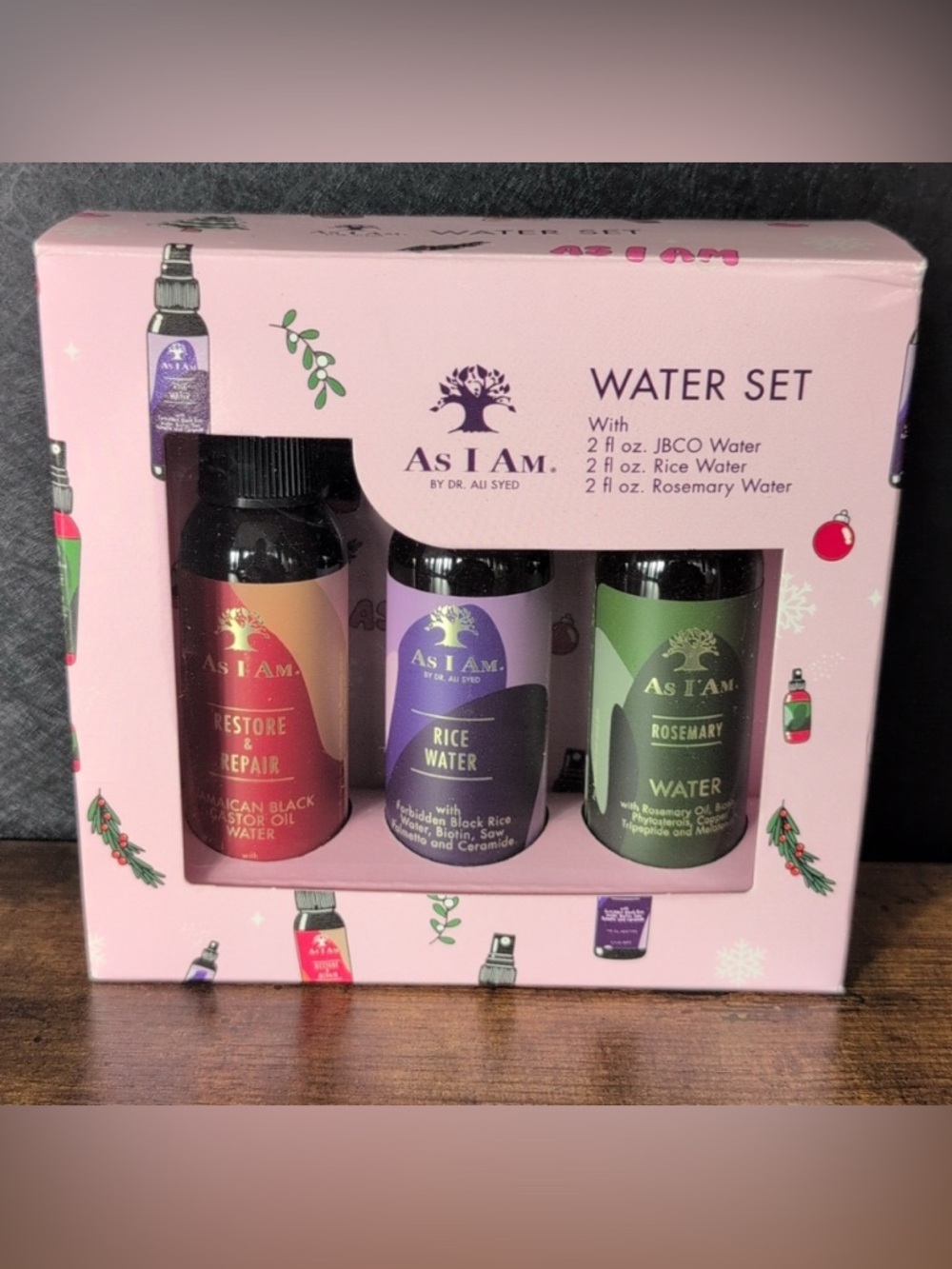 As I Am Water Set Hair Care (JBCO Rice Rosemary)